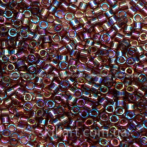 Бисер DB-1244 Miyuki Delica Beads 11/0 (блестящий, сиреневый, радужный)